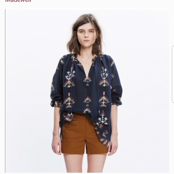Madewell Tops - Madewell | Folk Stitch Popover Top